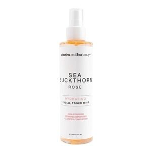 Sea Buckthorn Rose Facial Toner Mist - White and Orange